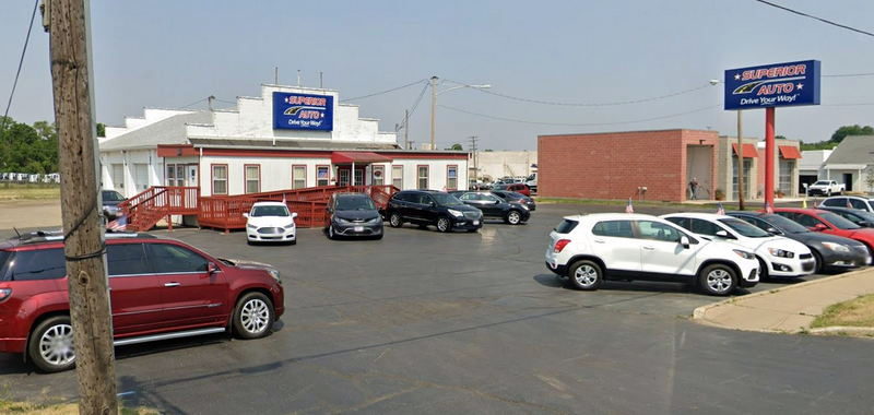 Sturgis Auto Dealers - Former Lot Of Ted Plock Olds (newer photo)